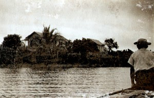 Chegada à Lagoa do Aguiar. Aracruz, ES, 18 de abril de 1950.