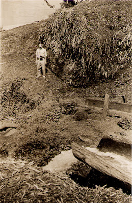 Escoadouro da Lagoa do Óleo, no Rio Doce. Colatina, ES, 2 de maio de 1950.