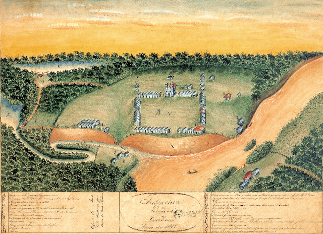 Perspectiva da povoação de Linhares, 1819.
