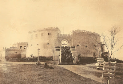 Forte de São Francisco Xavier da Barra, Vila Velha, ES. Circa 1910.