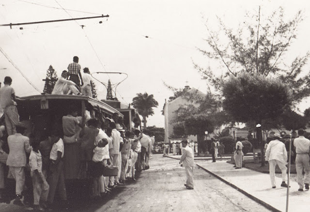 Bonde na Prainha, Vila Velha. anos 1940.