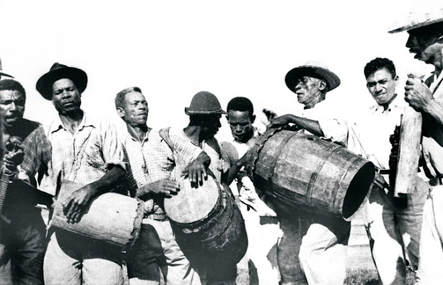 Banda de Congos de Manguinhos, Serra, anos 1950.