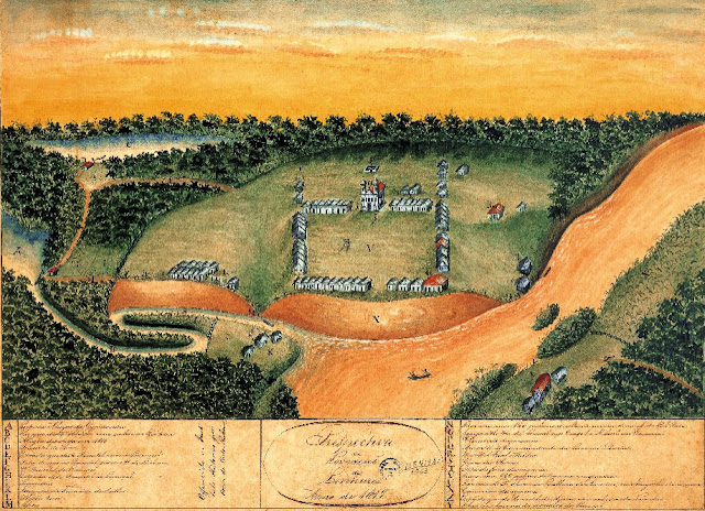 Perspectiva da povoação de Linhares, 1819.
