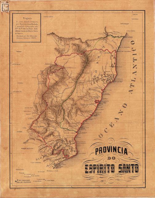 Projeto de nova divisão do Império, 1873. Acervo Biblioteca Digital Luso-Brasileira.